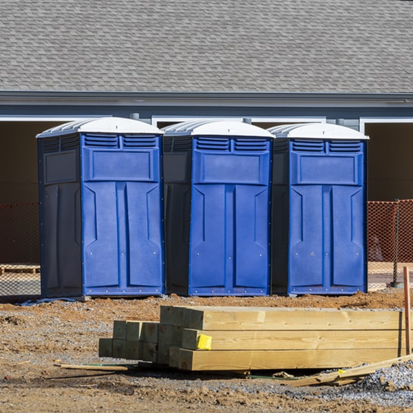 is there a specific order in which to place multiple porta potties in Ravenna